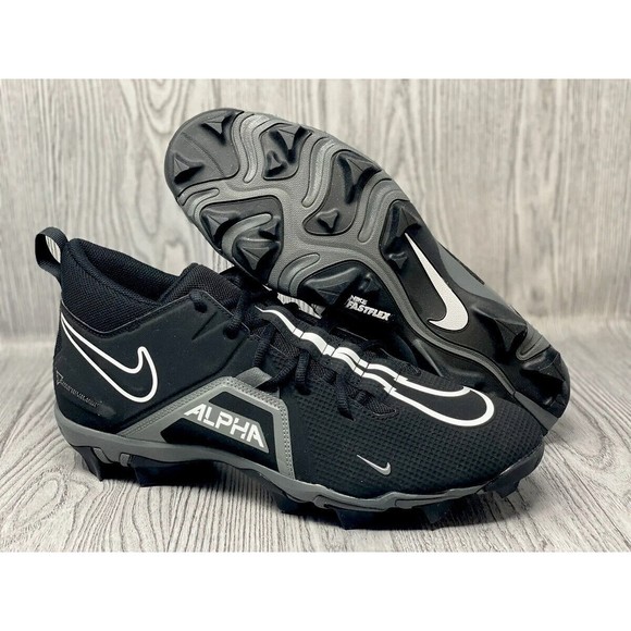 Nike Alpha Menace Varsity 3 Men\'s 14 Football Cleats Black/Grey/White CV0586-010 main image 5
